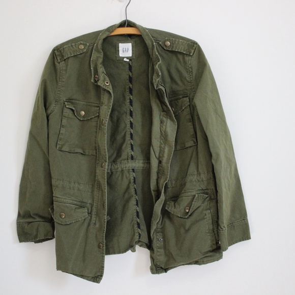 GAP Jackets & Blazers - Gap Army Green Utility Jacket